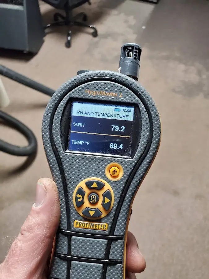 Moisture meter humidity assessment for Fire & Smoke Damage Restoration in Roanoke